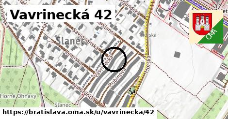 Vavrinecká 42, Bratislava