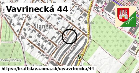 Vavrinecká 44, Bratislava
