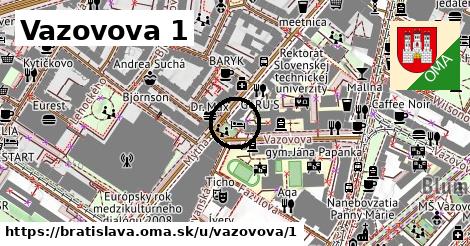 Vazovova 1, Bratislava
