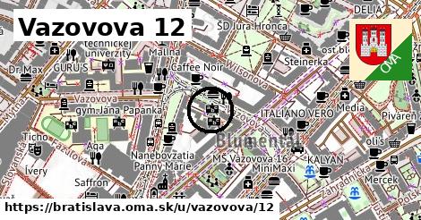 Vazovova 12, Bratislava