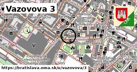 Vazovova 3, Bratislava