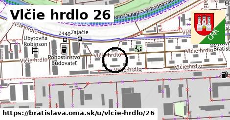 Vlčie hrdlo 26, Bratislava