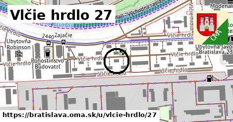 Vlčie hrdlo 27, Bratislava