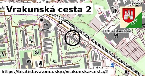 Vrakunská cesta 2, Bratislava