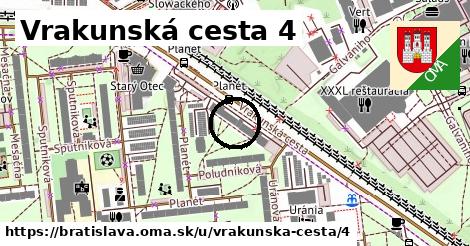 Vrakunská cesta 4, Bratislava