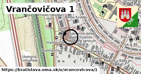 Vrančovičova 1, Bratislava