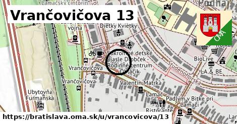 Vrančovičova 13, Bratislava