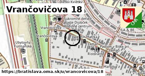 Vrančovičova 18, Bratislava