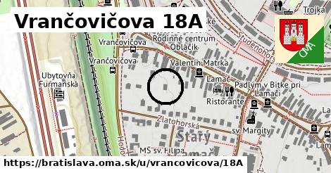 Vrančovičova 18A, Bratislava