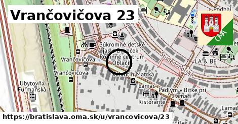 Vrančovičova 23, Bratislava