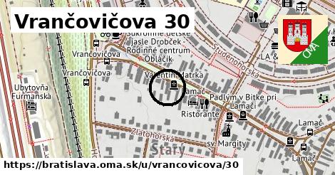 Vrančovičova 30, Bratislava