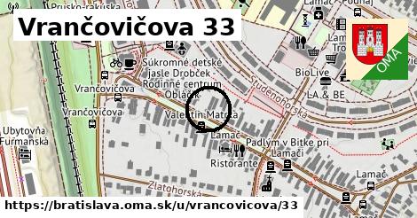 Vrančovičova 33, Bratislava