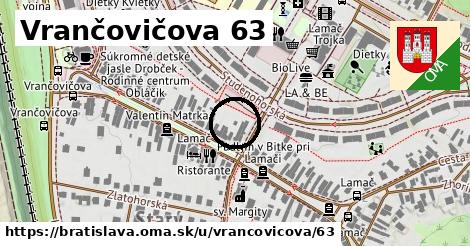 Vrančovičova 63, Bratislava