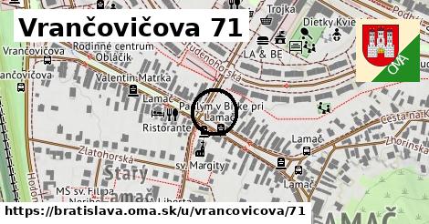 Vrančovičova 71, Bratislava