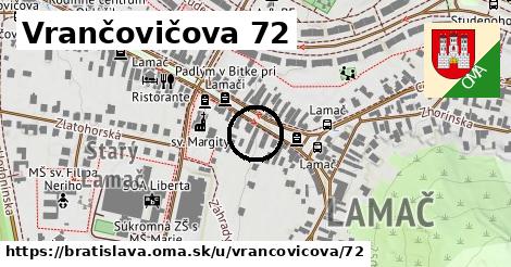 Vrančovičova 72, Bratislava