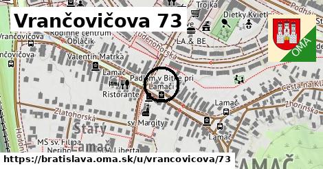 Vrančovičova 73, Bratislava