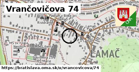 Vrančovičova 74, Bratislava