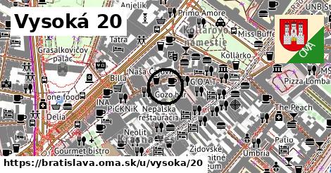 Vysoká 20, Bratislava