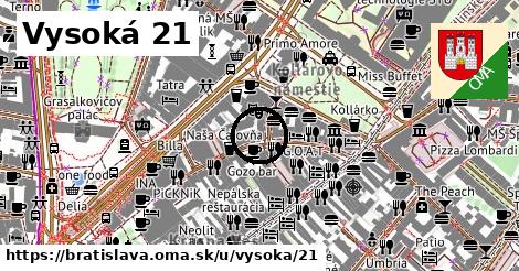 Vysoká 21, Bratislava