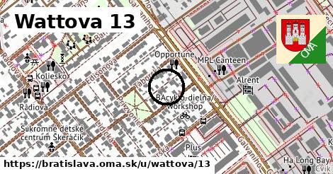 Wattova 13, Bratislava