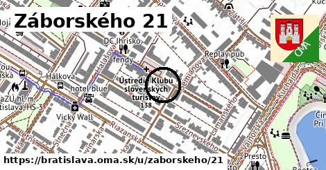 Záborského 21, Bratislava