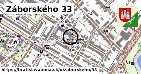 Záborského 33, Bratislava