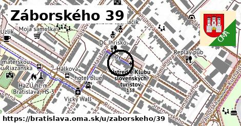 Záborského 39, Bratislava