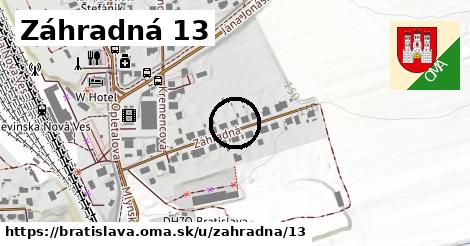 Záhradná 13, Bratislava