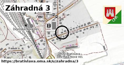 Záhradná 3, Bratislava