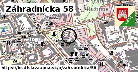 Záhradnícka 58, Bratislava