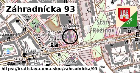 Záhradnícka 93, Bratislava