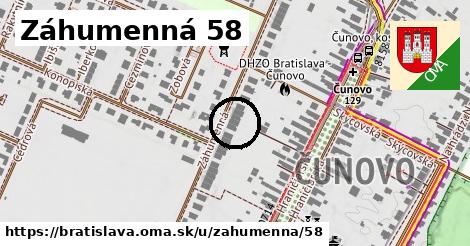 Záhumenná 58, Bratislava