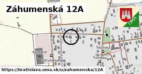 Záhumenská 12A, Bratislava