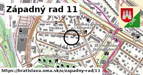 Západný rad 11, Bratislava