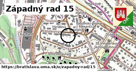 Západný rad 15, Bratislava