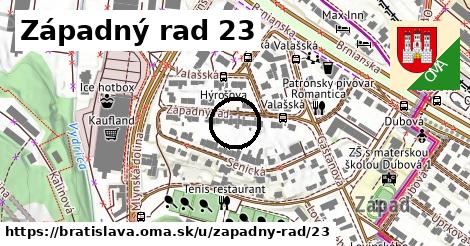 Západný rad 23, Bratislava