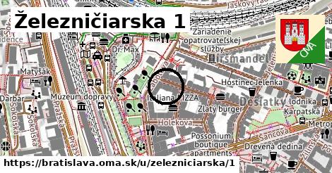 Železničiarska 1, Bratislava