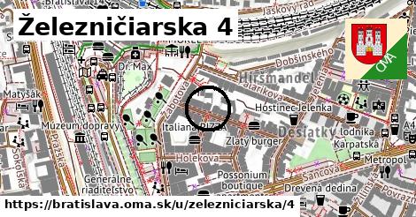 Železničiarska 4, Bratislava