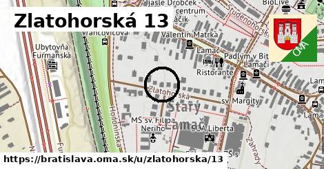 Zlatohorská 13, Bratislava