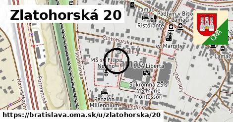 Zlatohorská 20, Bratislava