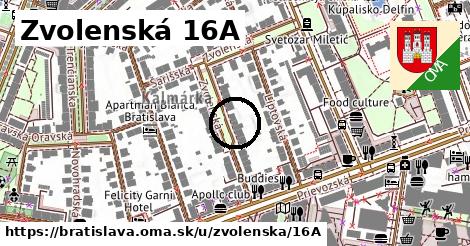 Zvolenská 16A, Bratislava