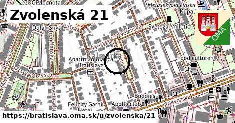 Zvolenská 21, Bratislava