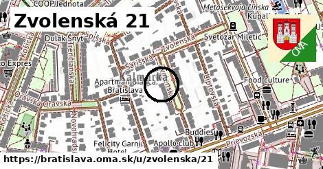 Zvolenská 21, Bratislava