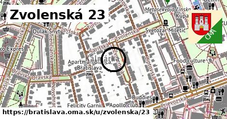 Zvolenská 23, Bratislava