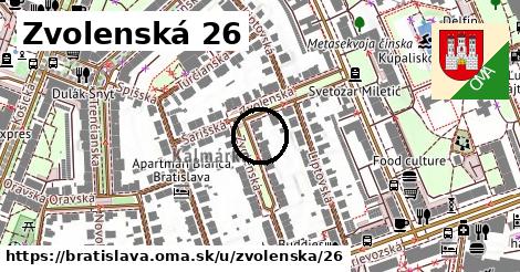 Zvolenská 26, Bratislava