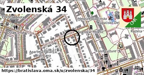 Zvolenská 34, Bratislava