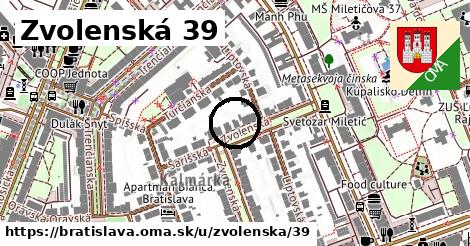 Zvolenská 39, Bratislava