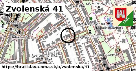 Zvolenská 41, Bratislava