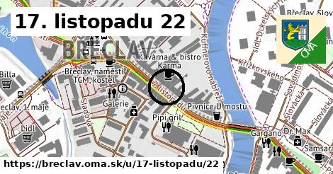 17. listopadu 22, Břeclav