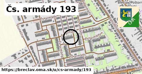 Čs. armády 193, Břeclav